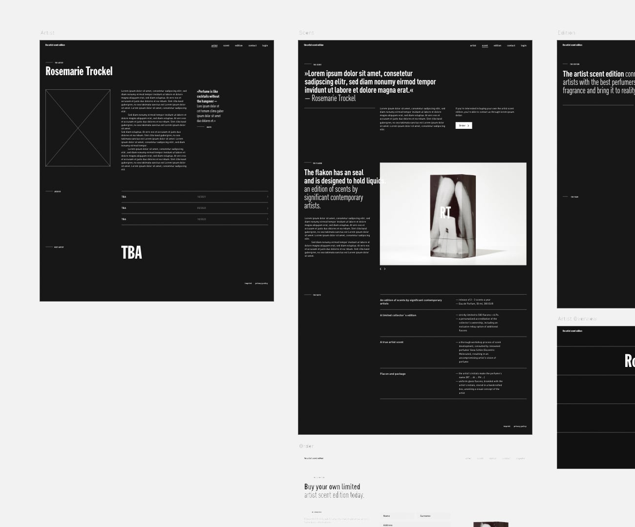 Webdesign, Webentwicklung Adobe XD