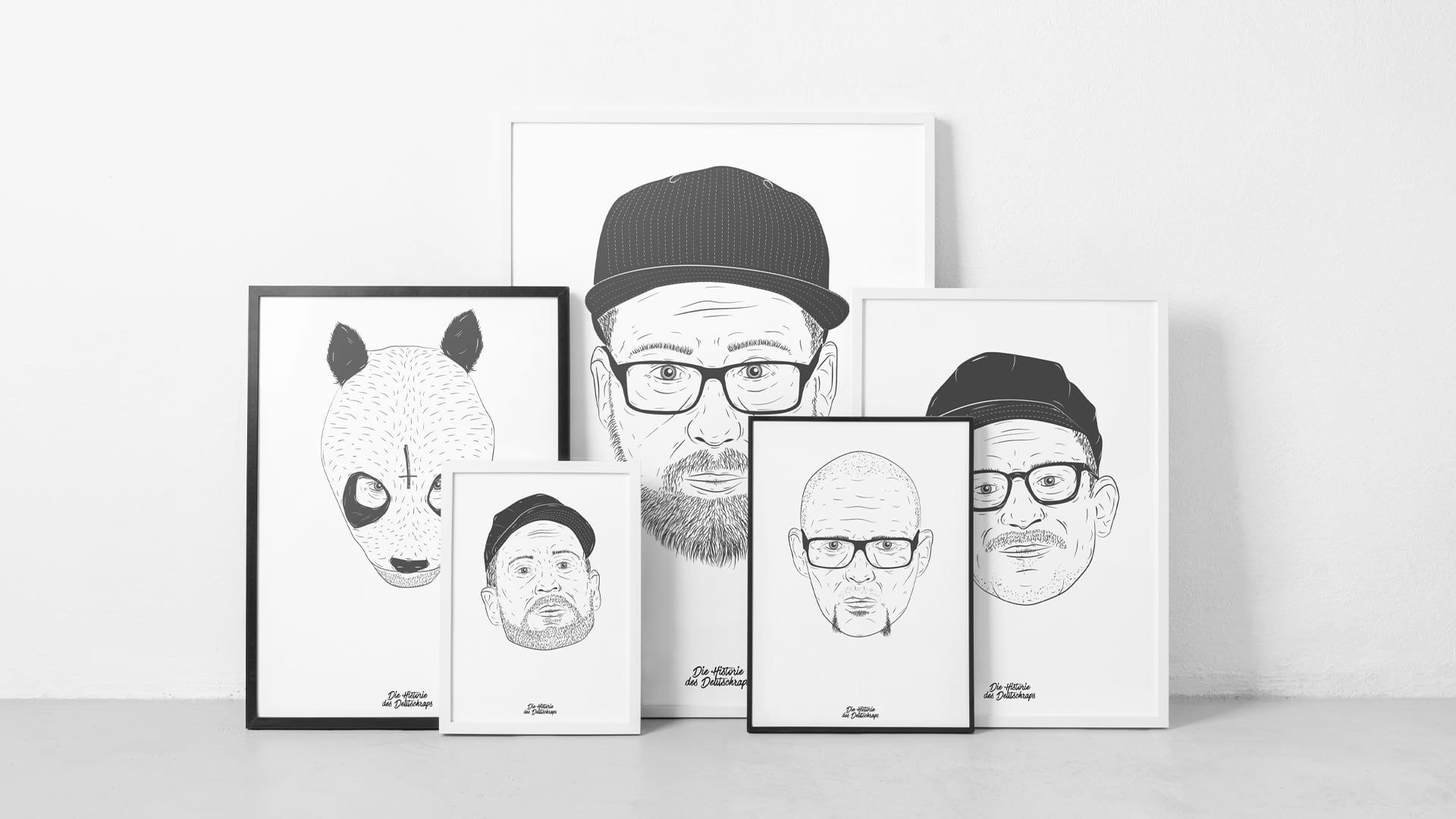 Bundesrepublik Deutschland Poster Illustration