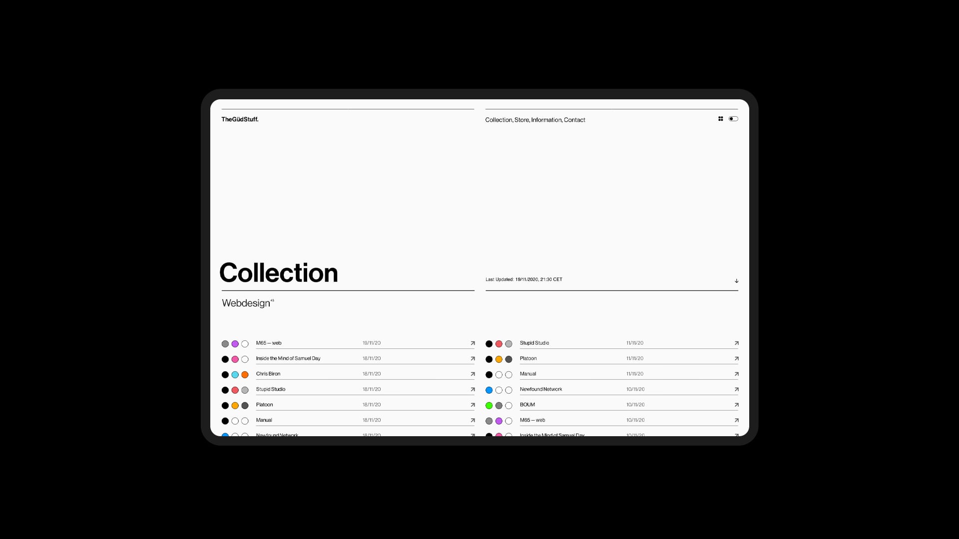 TheGüdStuff. Webdesign