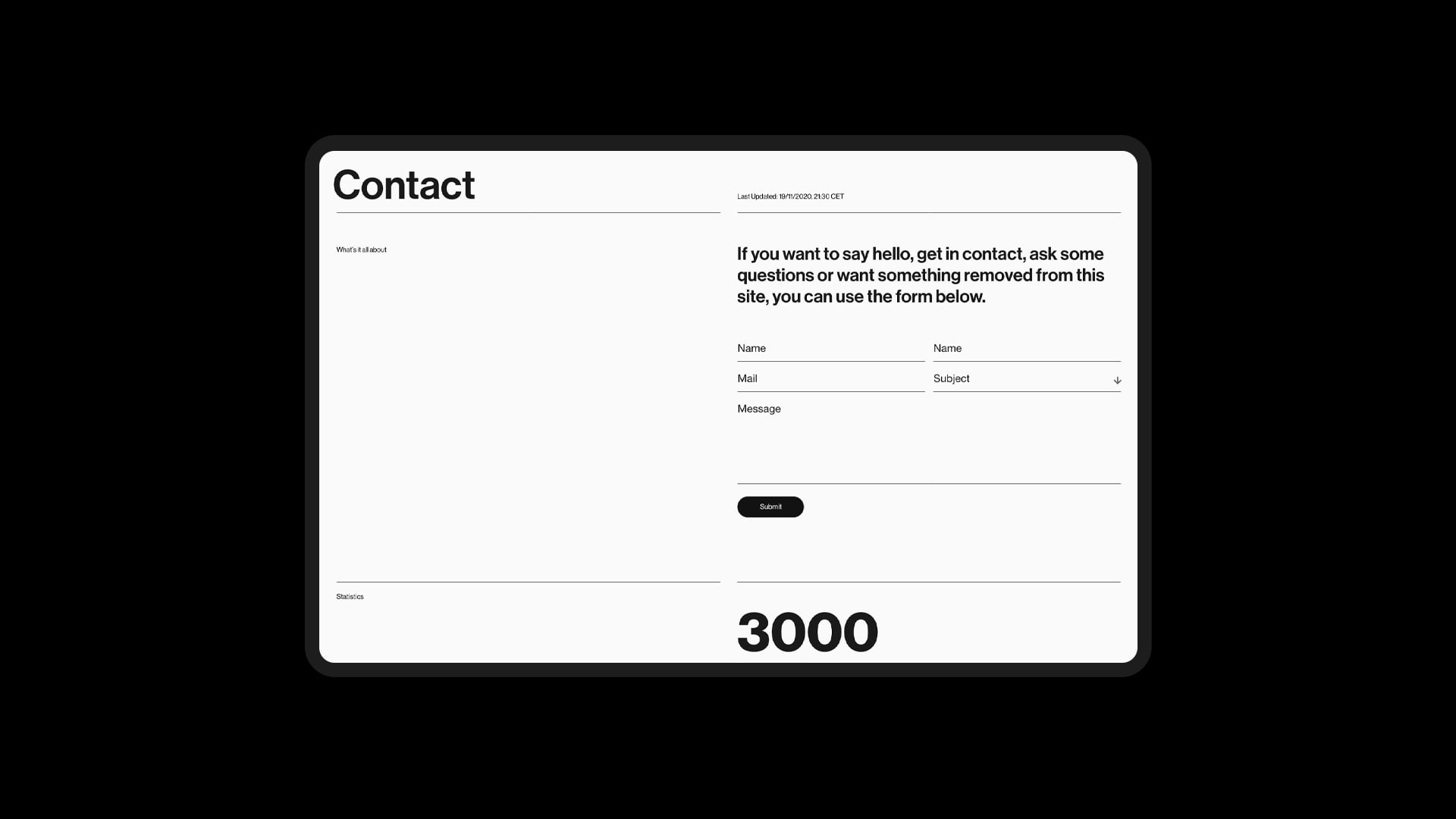 TheGüdStuff. Contact Seite